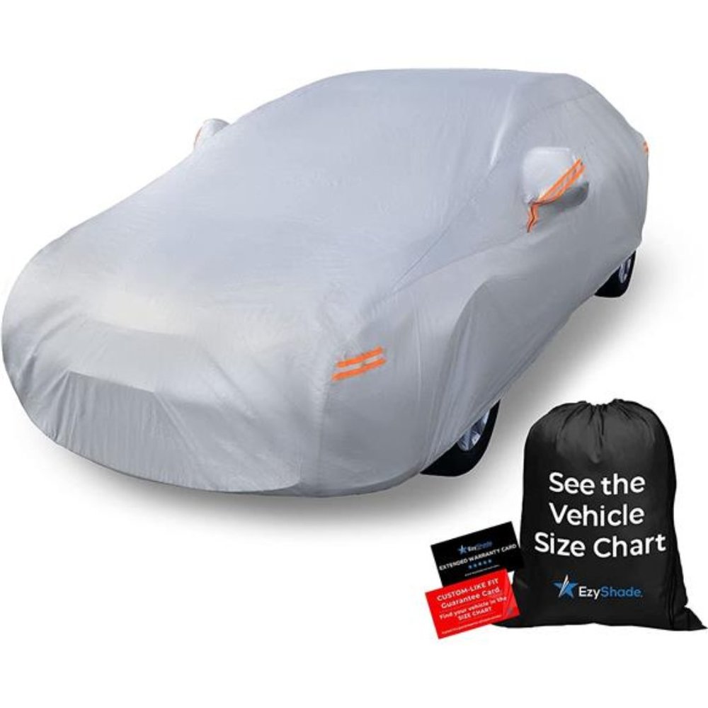 10-Layer Waterproof Car Cover. See Vehicle Size-Chart for Accurate Fit.